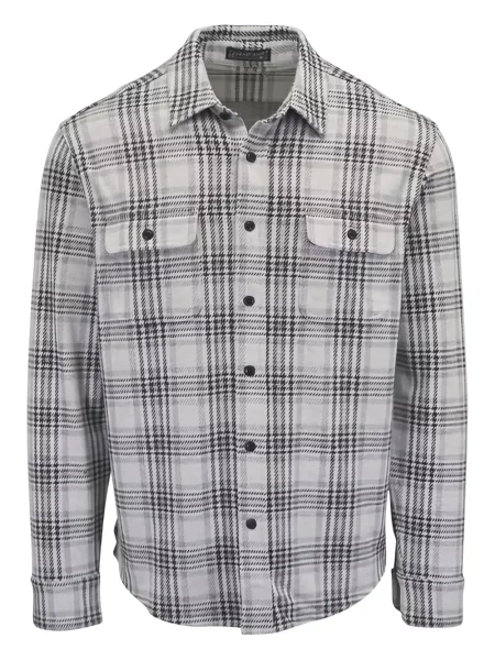 Cămașă Faherty în carouri gri