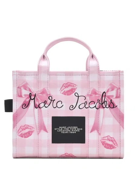 Geantă shopper Marc Jacobs cu imagine roz