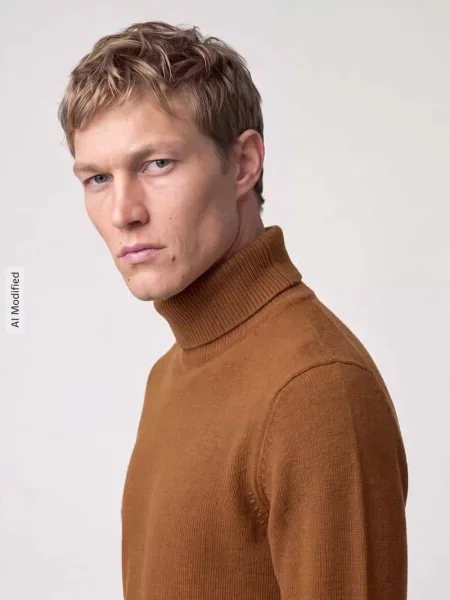 Sweter z golfem Selected