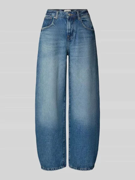 Jeansy o kroju barrel fit z czystej bawełny model ‘TAYLOR’ Only niebieskie