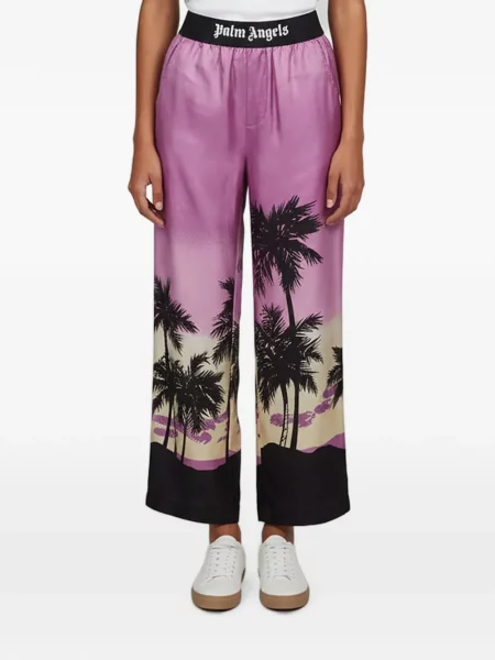 Pantaloni Palm Angels violet