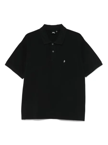 Tricou polo Stüssy negru