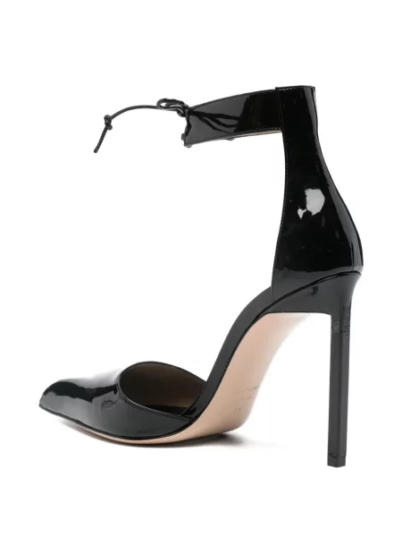Pantofi cu toc Tom Ford din piele de lac negru
