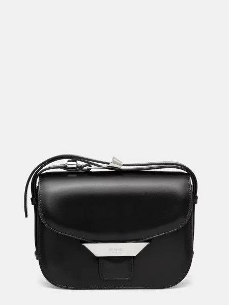 Кожена чанта Kenzo черно
