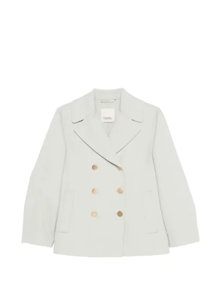 Palton 's Max Mara cu două rânduri de nasturi verde