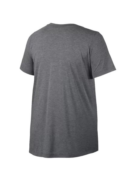 Trčanje majica s kapuljačom Nike od velura visoki struk crna