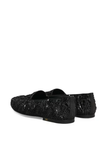 Βελούδινα σκαρπινια Dolce & Gabbana μαύρο