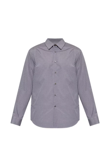 Cămașă Paul Smith în carouri violet