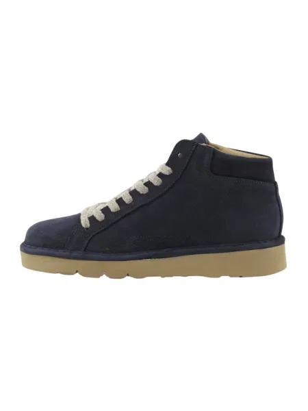Sneakersy Panchic skórzane niebieskie