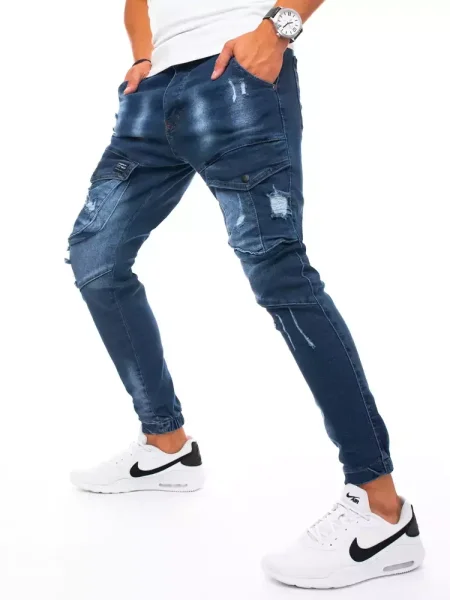 Pantaloni Dstreet albastru