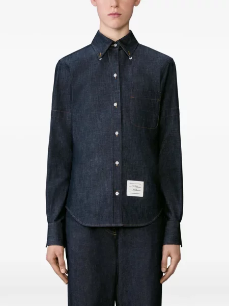 Cămașă Thom Browne albastru