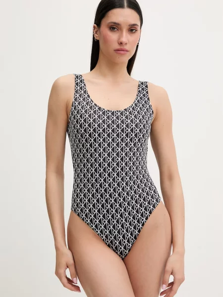 Calvin Klein jednodílné plavky černé