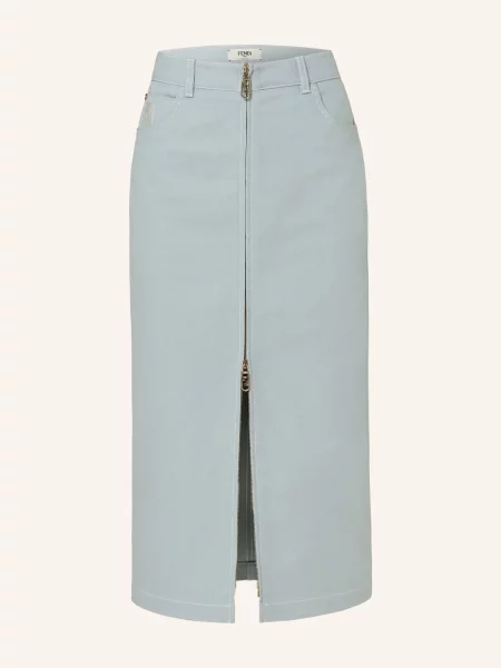 Fendi Spódnica Jeansowa blau