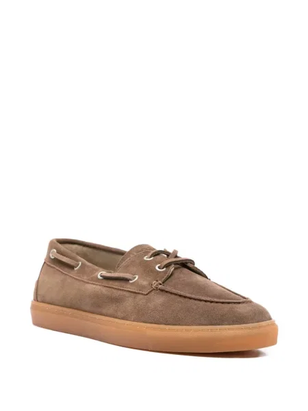 Fűzős bőr loafer Copenhagen barna