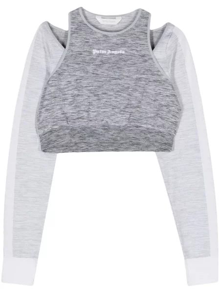 Top Palm Angels cu broderie