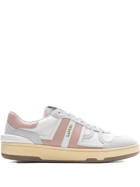 Sneakerși Lanvin din piele alb