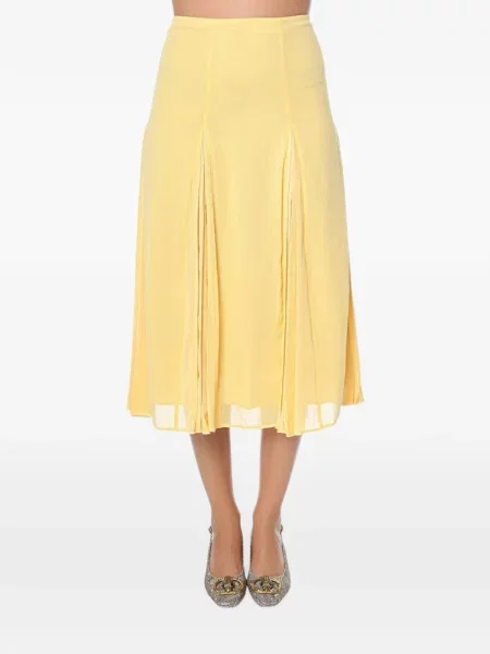 Fustă midi Ted Baker galben