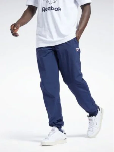 Reebok Долнище анцуг Classics Vector Tracksuit Bottoms син