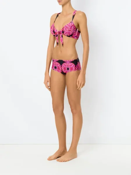Raštuotas bikinis Amir Slama rožinė