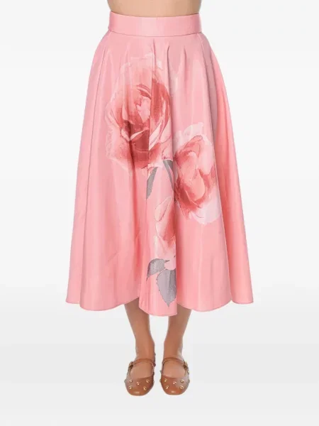 Fustă midi Ted Baker roz