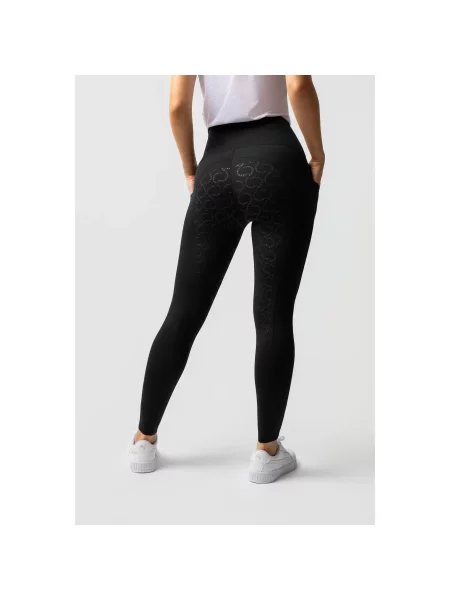 Legginsy jeździeckie Horze Gillian zielone