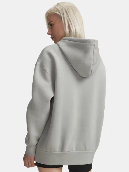 Hanorac cu glugă Under Armour din fleece gri