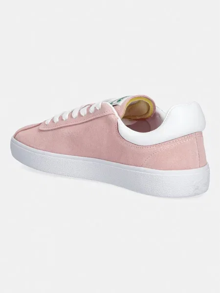 Замшевые кроссовки Lacoste