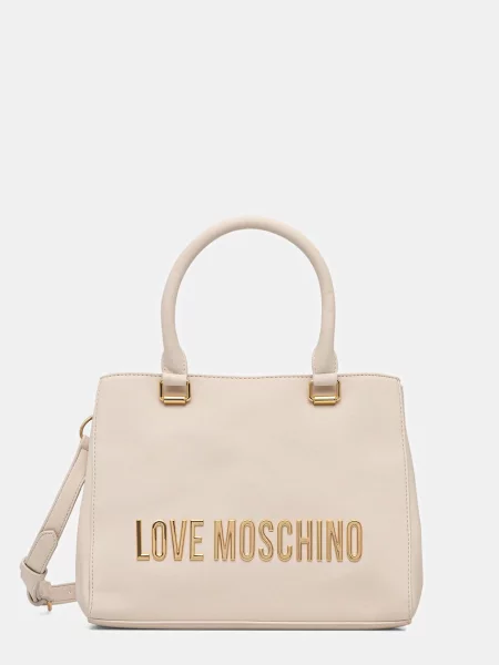 Чанта Love Moschino бежово