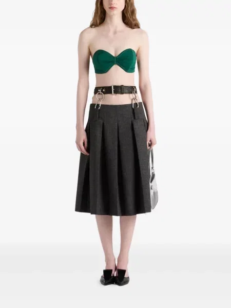 Top Prada verde