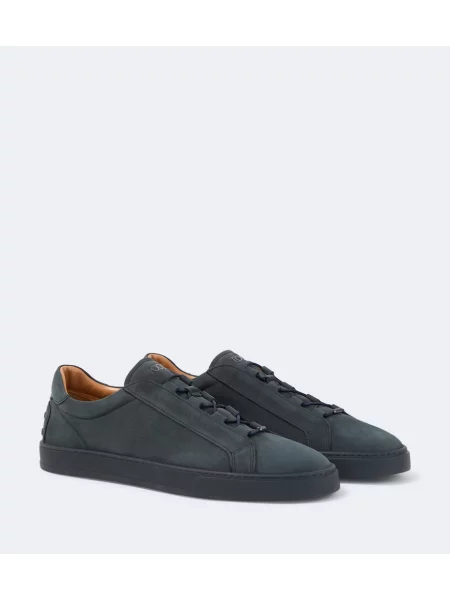 Sneakerși Tod's din piele albastru