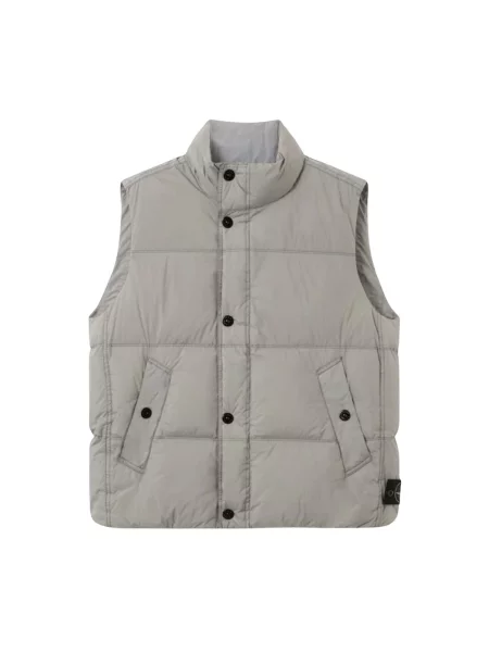 Kamizelka Stone Island z kamieniami szara