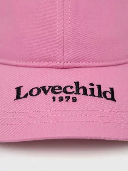 Кепка Lovechild с принтом розовая