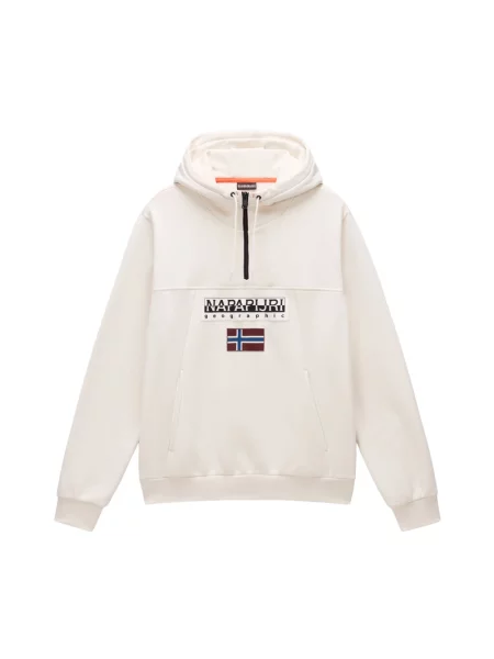 Bluza z kapturem Napapijri biała