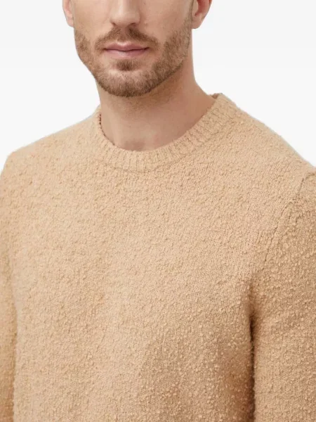 Bouclé pulover Michael Kors cu decolteu rotund