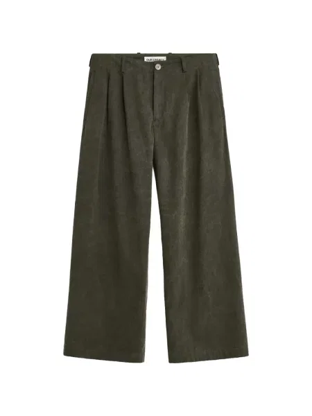 Pantaloni chino Our Legacy plisate verde