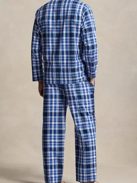 Pánske dvojdielne pyžamo Polo Ralph Lauren modrá