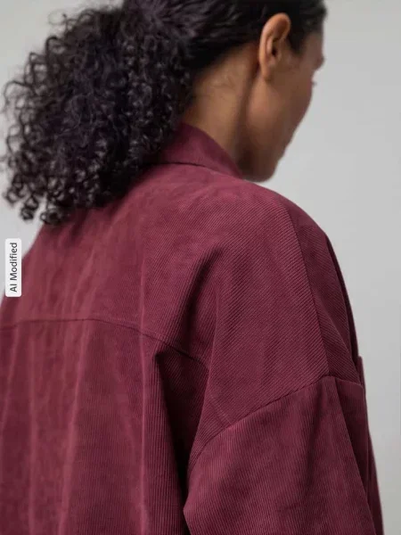 Bluzka z długim rękawem o kroju oversized z brustaszą model SANNE' Vero Moda