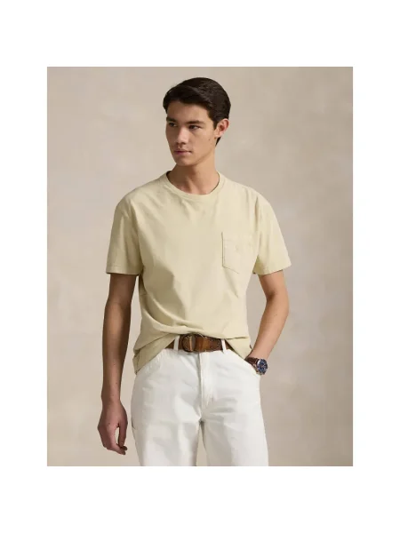 POLO RALPH LAUREN Póló | Custom slim fit bézs