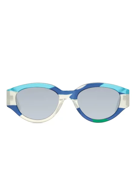 Ochelari de soare Retrosuperfuture cu model camuflaj albastru