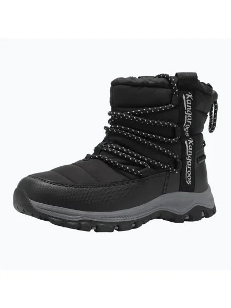 Дамски ботуши за сняг KangaROOS K-FW Shego jet black / steel grey черно