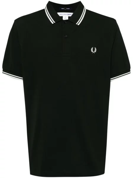 Polo Comme Des Garçons Shirt cu broderie verde