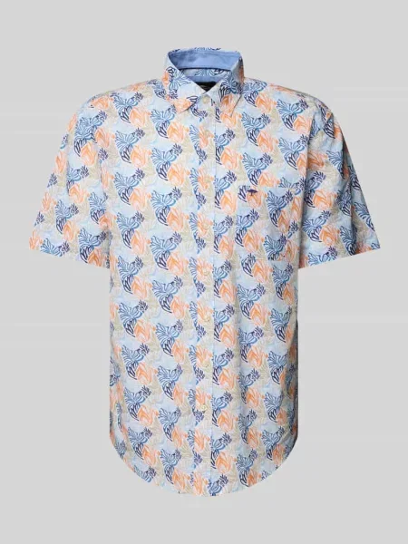 Koszula casualowa o kroju regular fit z kołnierzykiem typu button down Fynch-hatton pomarańczowa
