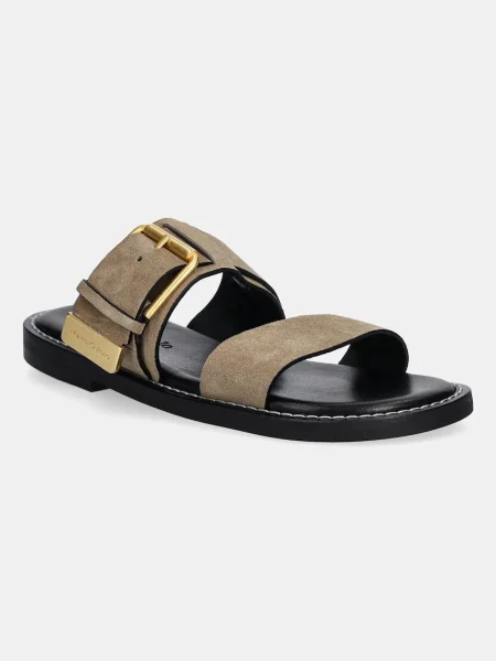 Marc O'Polo papuci din piele STINA 1B femei bej