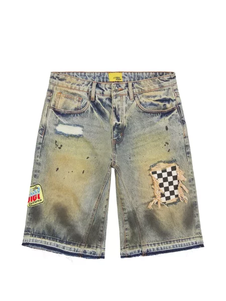 Pantaloni scurți din denim Diet Starts Monday zdrențuiți albastru