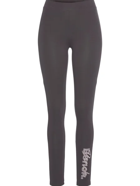 BENCH Funkcionalne hlače kamen / svetlo roza