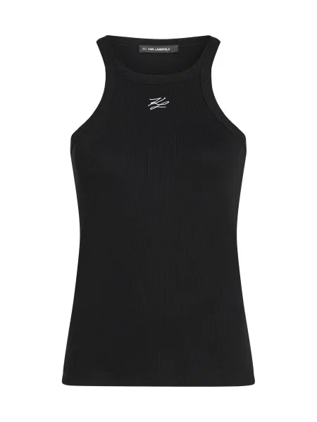 Karl Lagerfeld Top negru alb