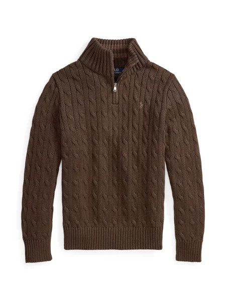 Polo Ralph Lauren sveter detský hnedá
