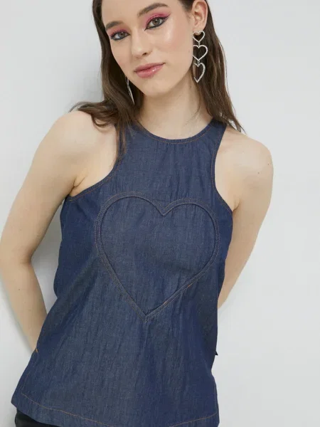 Bluză Love Moschino albastru