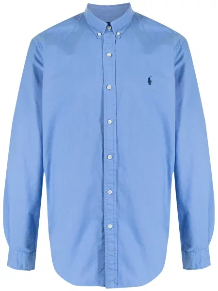 Cămașă Polo Ralph Lauren cu broderie roz