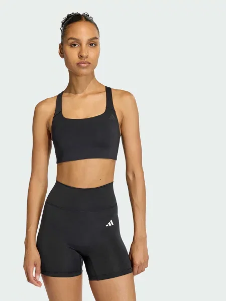 Спортивный топ Adidas черный